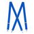 Royal Blue X-Back Suspenders - 1 1/4" Width, 48" Length