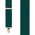Hunter Green X-Back Suspenders - 1 1/2" Width, 48" Length