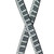 Piano Keys X-Back Suspenders - 1 1/2" Width, 48" Length Piano Keys X-Back Suspenders - 1 1/2" Width, 48" Length