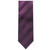 Plum Solid Tonal Stripe Tie