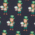 Irish Elf With Drinks Banded Bow Tie - Black