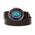 Boot Stomping Belt Buckle Oblong Southwestern Belt Buckle - Black/Brown