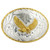 German Silver Eagle Emblem Belt Buckle - Black/Brown