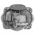 U.S Trucker Belt Buckle Monochrome - Black/Brown