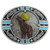 Wolf's Call Belt Buckle - Black/Brown