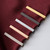 5 Tie Clips Bars Boxed Gift Set Black Silver Rose Gold - 2 inch