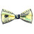 Men's $100 Dollar Bill Pre-Tied Banded Adjustable Novelty Bow Tie