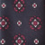 Men's Diamond Bloom Pattern Traditional Freestyle Self-Tie Bow Tie - Navy Blue