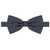 Men's Polka Dot Print Pre-Tied Banded Adjustable Bow Tie - Charcoal Gray