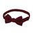 Young Boys' Woven Subtle Mini Squares Pre-Tied Adjustable Banded Bow Tie - Burgundy