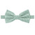 Men's Silk Blend Solid Color Pre-Tied Adjustable Banded Chevron Bow Tie - Sage Mist