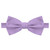 Men's Solid Color Pre-Tied Banded Adjustable Bow Tie - Lavender