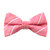 Men's Stripe Pre-Tied Clip-On Bow Tie - Pink White