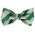 Men's Pre-Tied Tonal Stripe Clip-On Bow Tie - Kelly Green