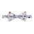 Men's Balloons Star Champagne Toast Decor Celebration Congratulations Pre-Tied Banded Bow Tie - Gray