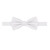 Men's Woven Subtle Mini Squares Adjustable Pre-Tied Banded Bow Tie - White