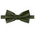 Men's Silk Blend Solid Color Pre-Tied Adjustable Banded Bow Tie - Martini Olive