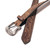 Floral Tooled Top Grain Leather Belt