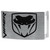 Dodge Viper Brushed Silver Black Belt Buckle