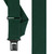 Hunter Green Side Clip Suspenders - Belt Clip