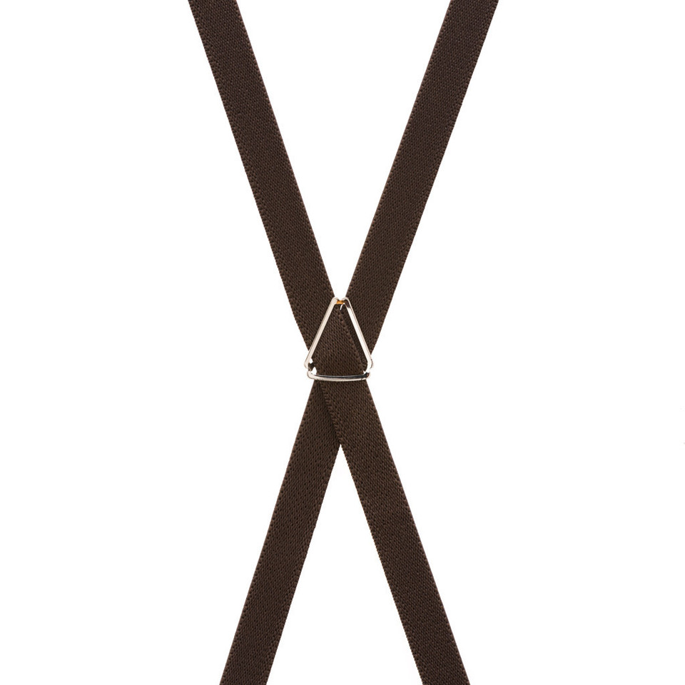BROWN Thin Suspenders SuspenderStore