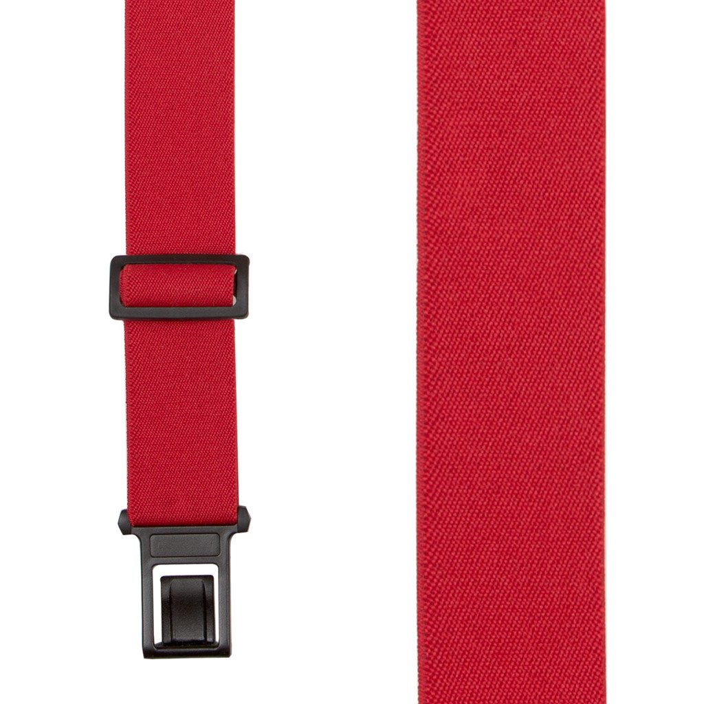 Red Suspenders - 1.5 Inch Wide Belt Clip