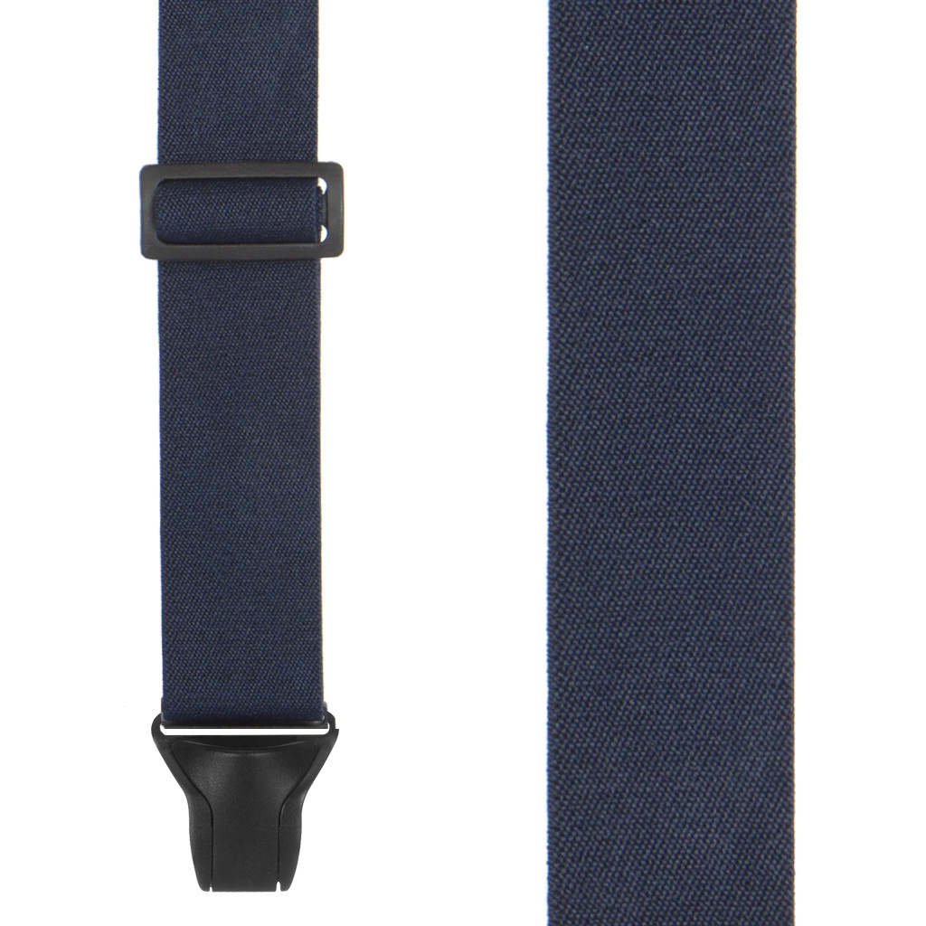 BuzzNot Suspenders in Navy - Front View