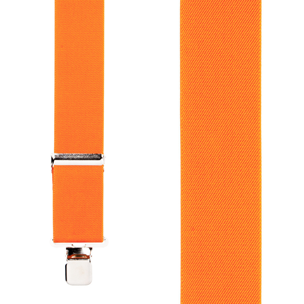 Classic Suspenders - Front View - Orange