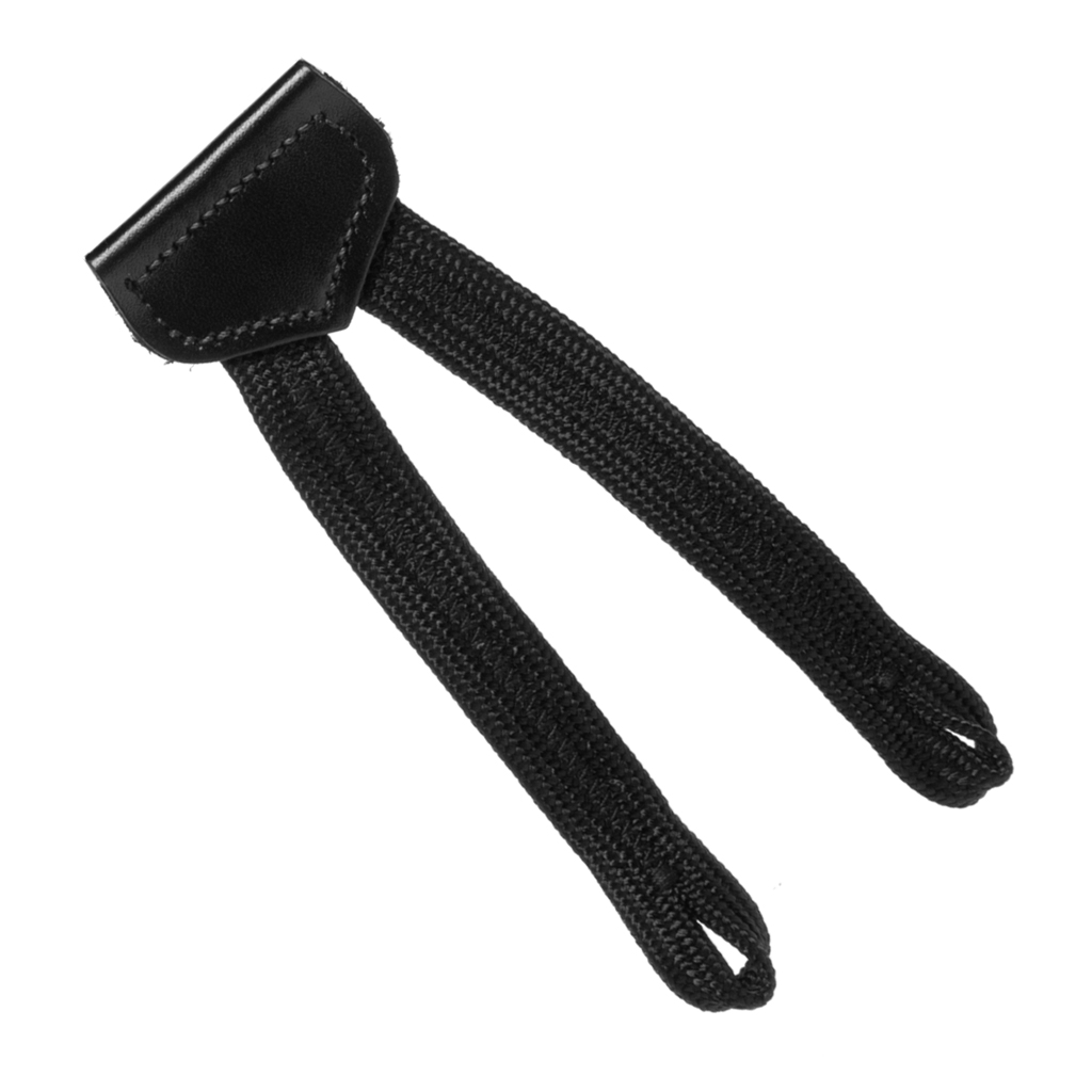 Jacquard Silk BLACK Pin Dot Suspenders - Runner End