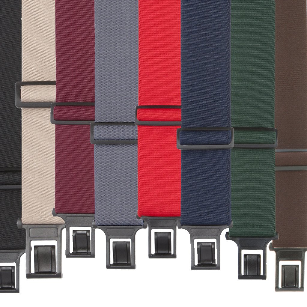 2 Inch Wide Belt Clip Suspenders