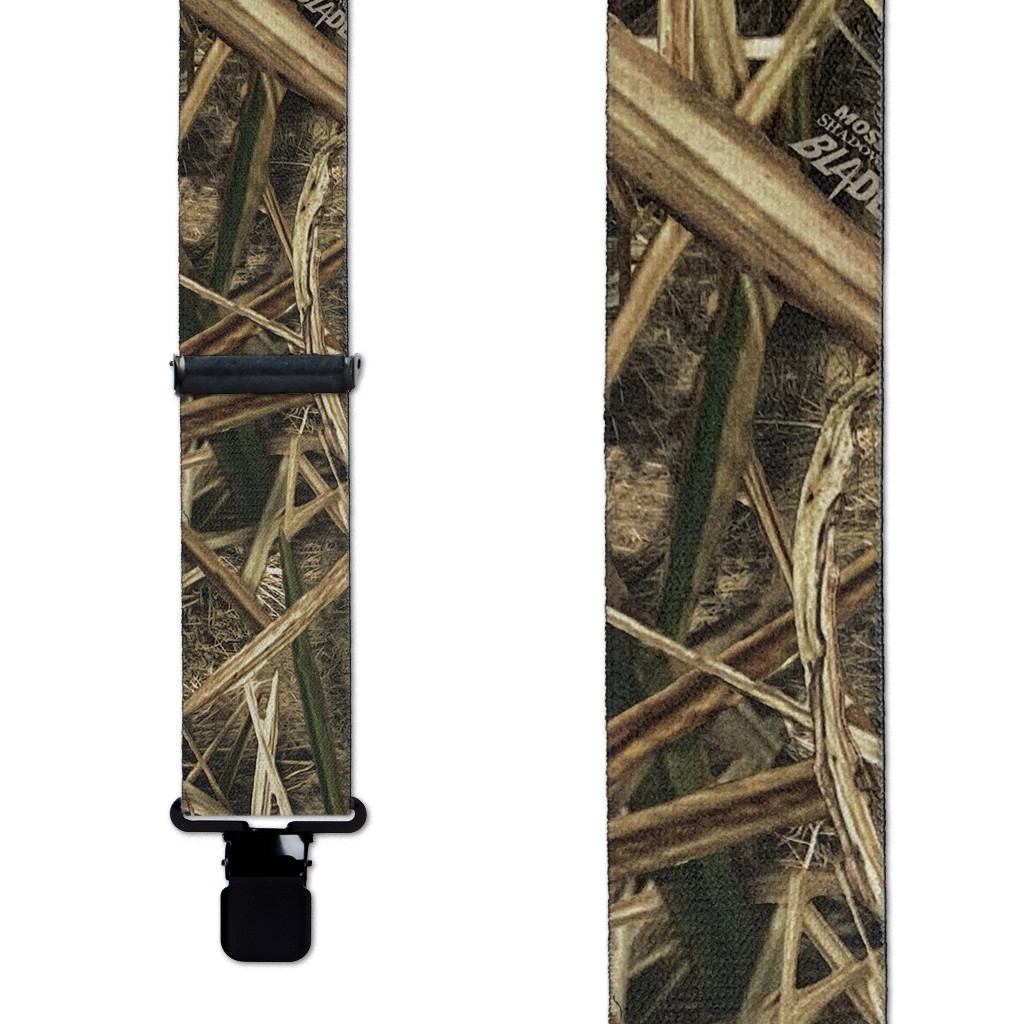 Shadow Grass Blades Suspenders - Front View