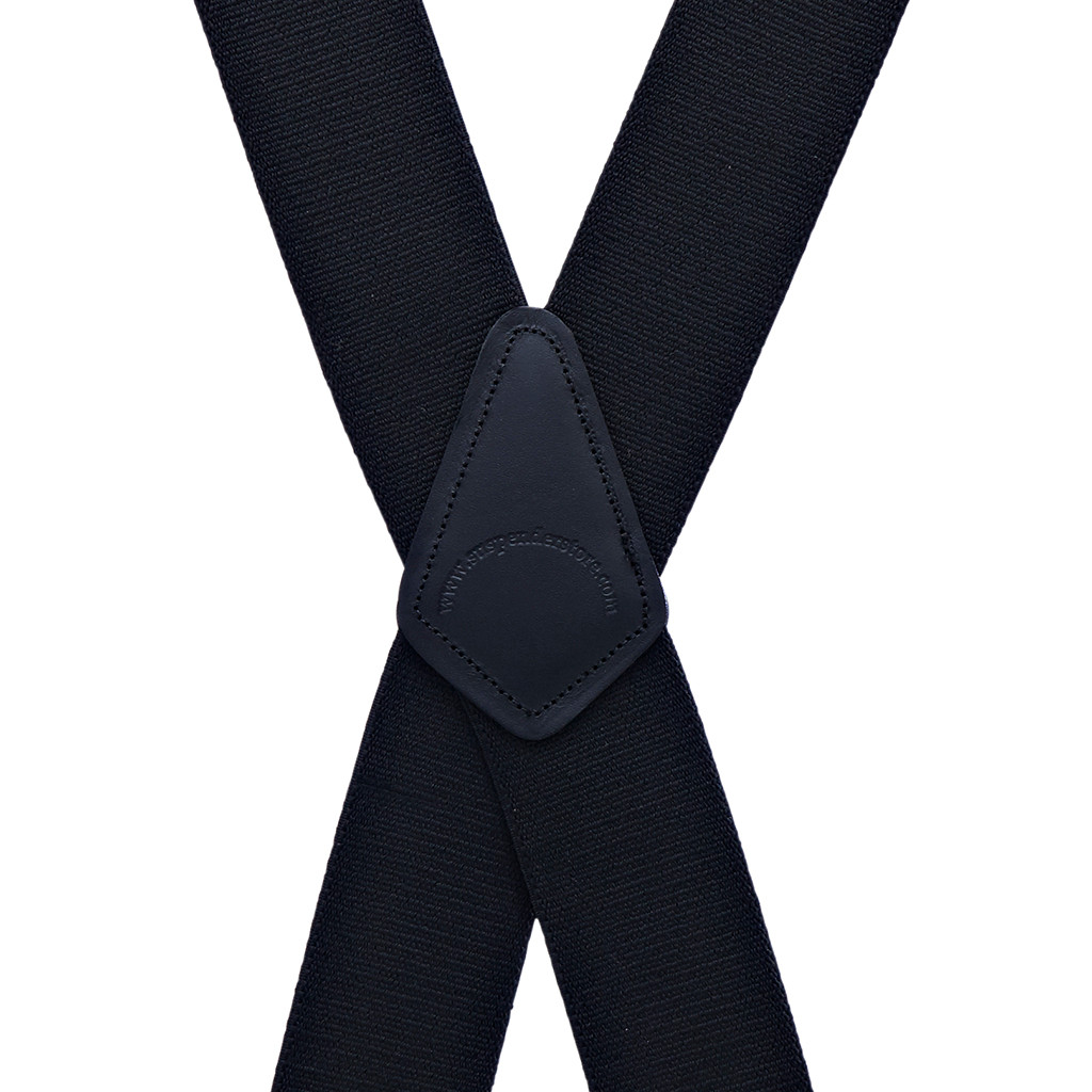 BLACK Logger Button Suspenders | SuspenderStore