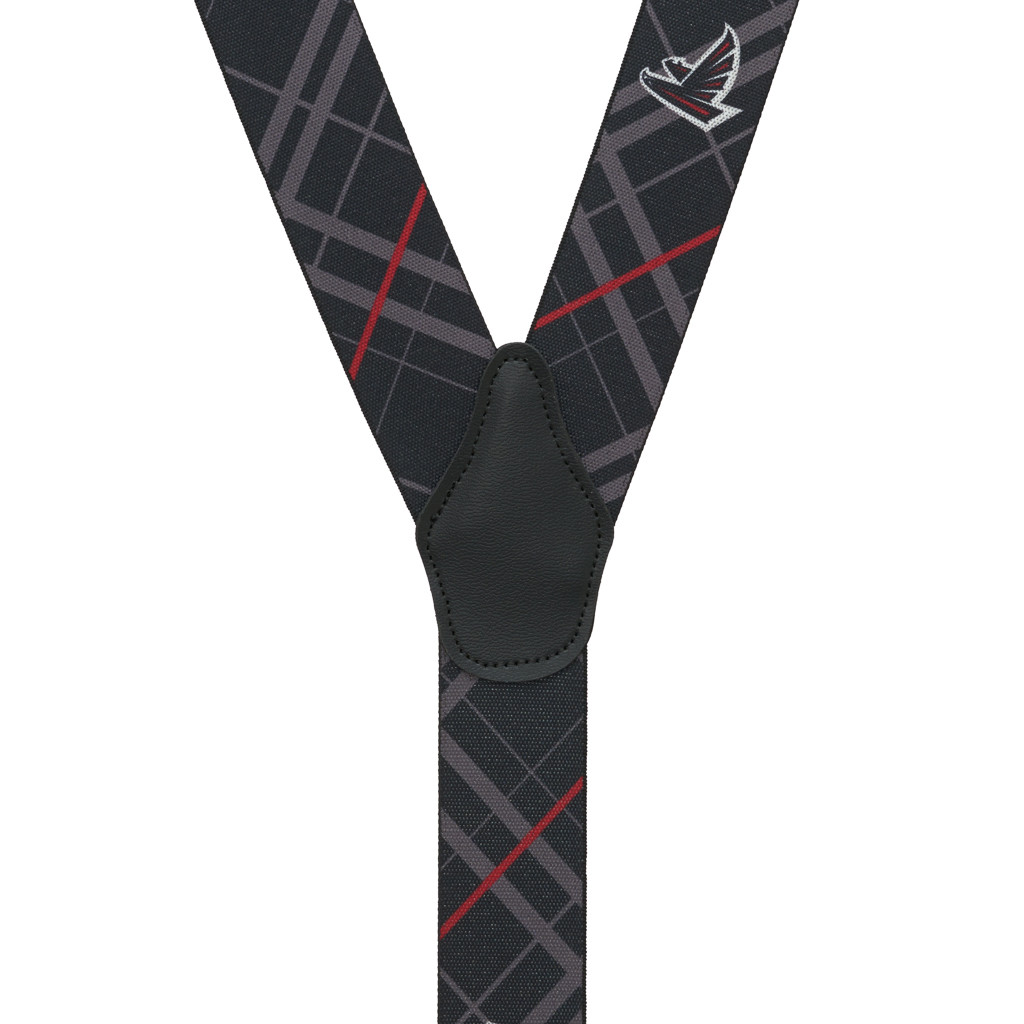 Atlanta FALCONS Football Suspenders - Rear View