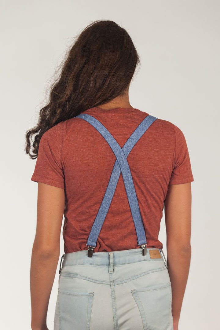 Denim Suspenders - 1 Inch Wide | SuspenderStore.com