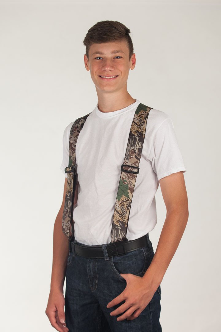 Belt Clip Suspenders - Camouflage