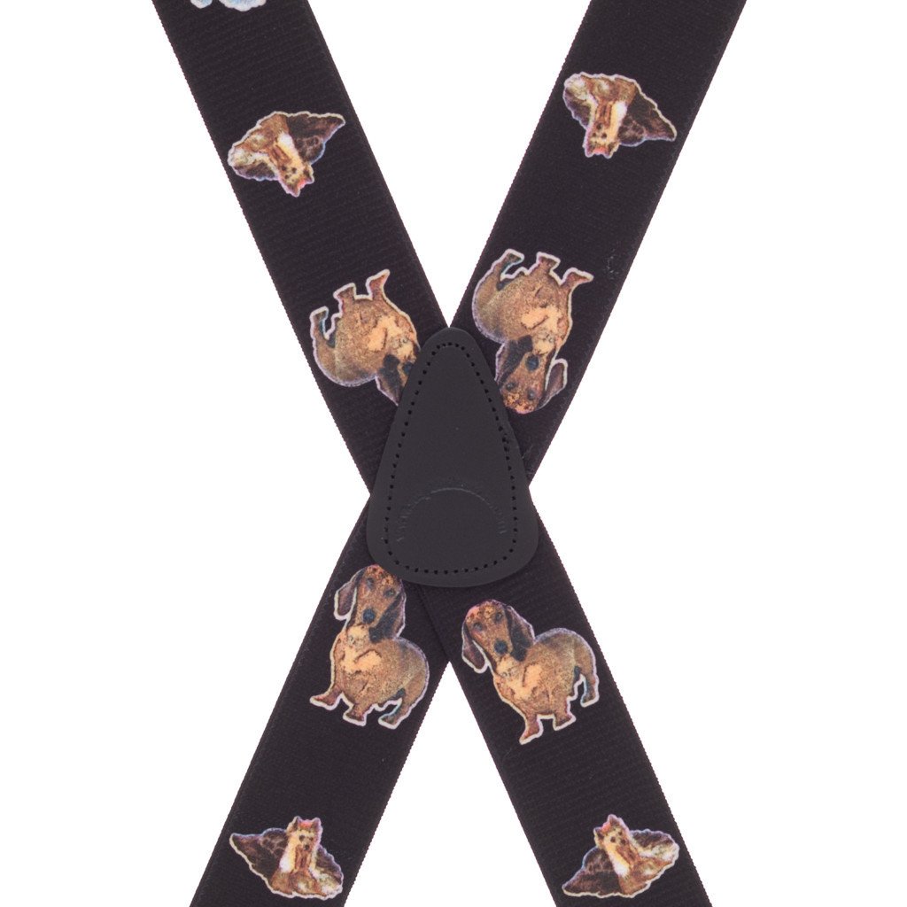 Little Dogs Suspenders - Rear View