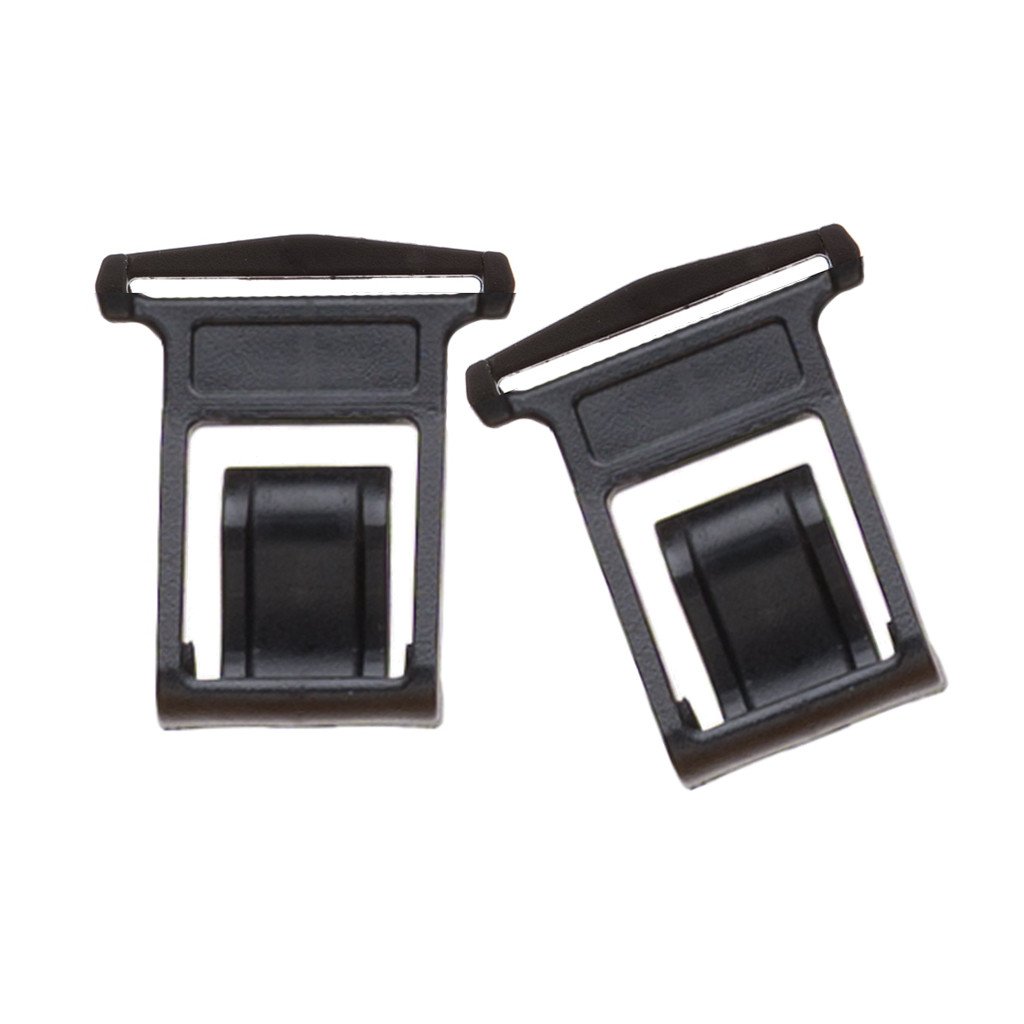 Black Side Clip Suspenders - Belt Clip