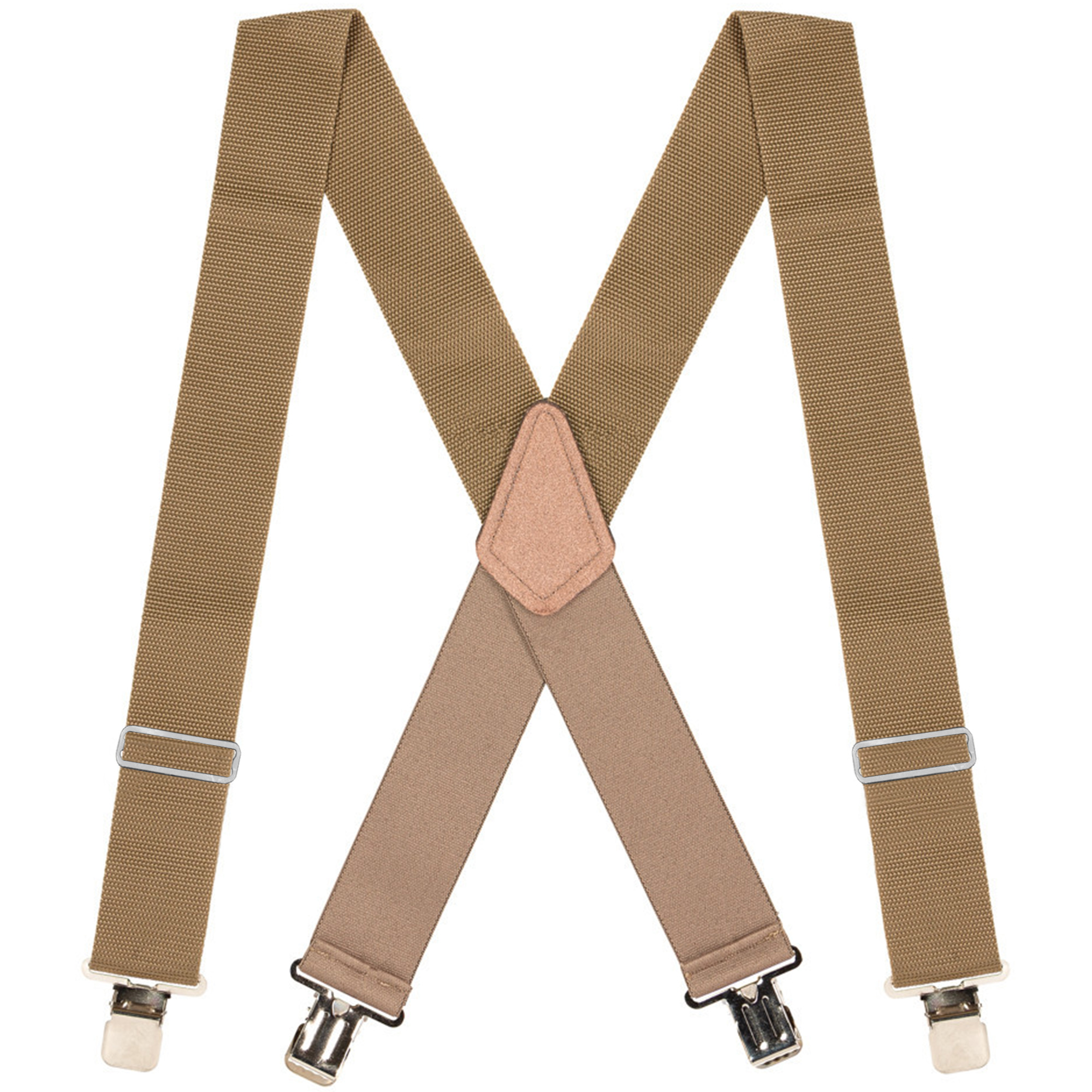 Big & Tall - Heavy Duty Non-Stretch Work Suspenders - CLIP