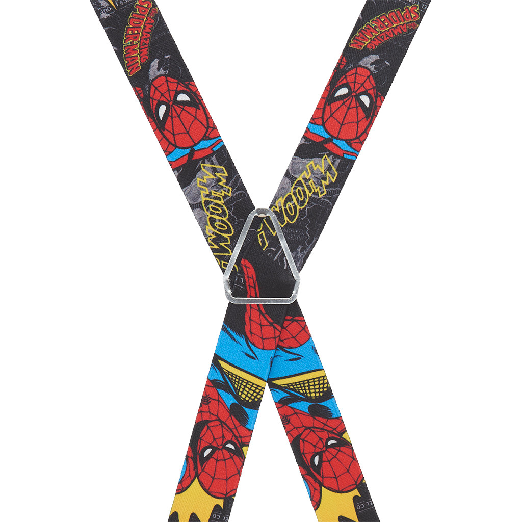 Spiderman Suspenders - Rear View