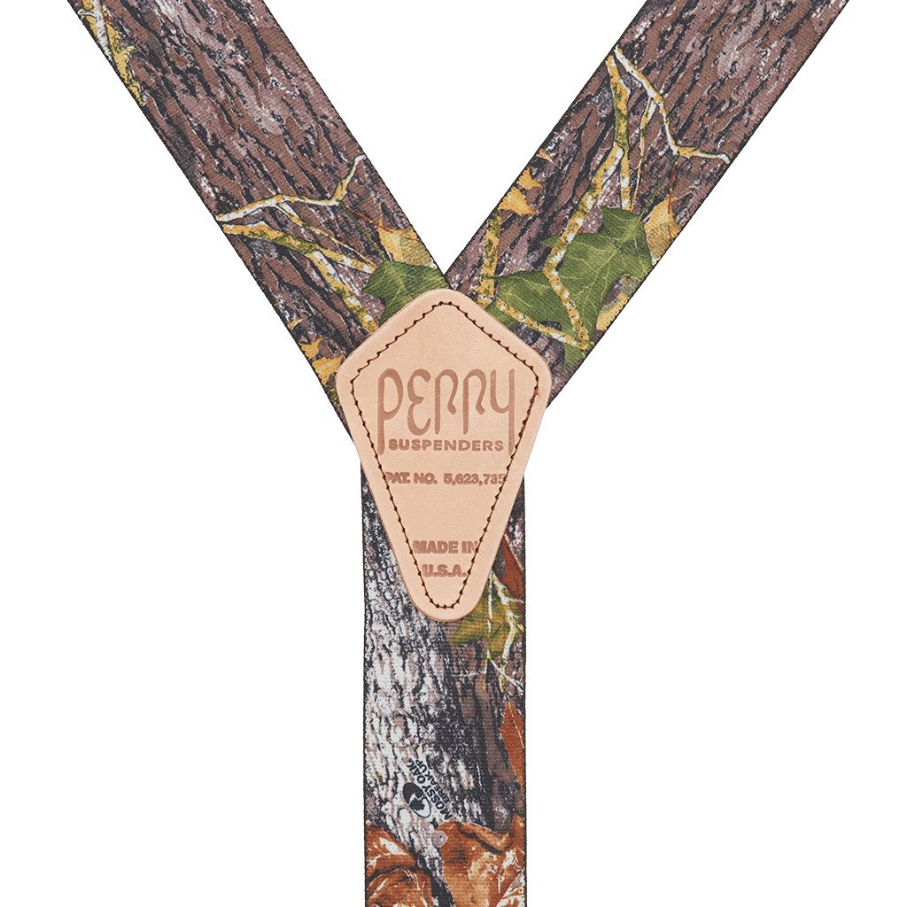 Perry Suspenders - Rear View - Mossy Oak Camo