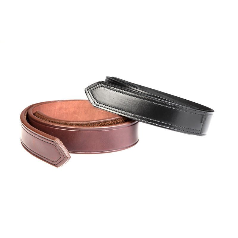 BuzzNot Airport-Friendly Leather Belt - No Buckle/Holes