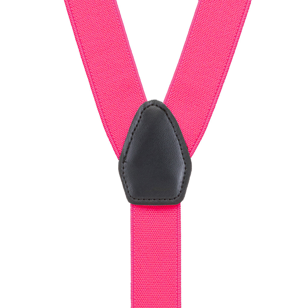 Fuchsia Suspenders - Rear View