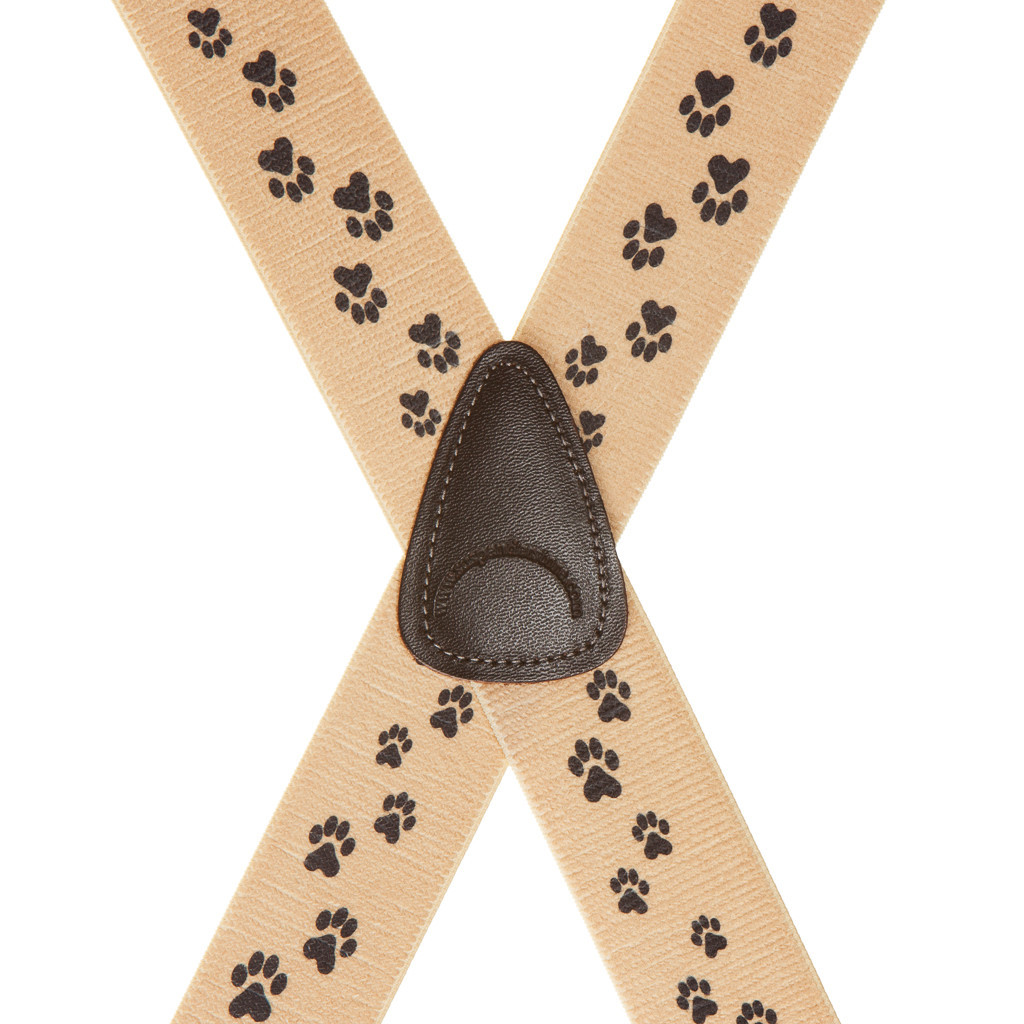 Puppy Toes Suspenders - Rear View
