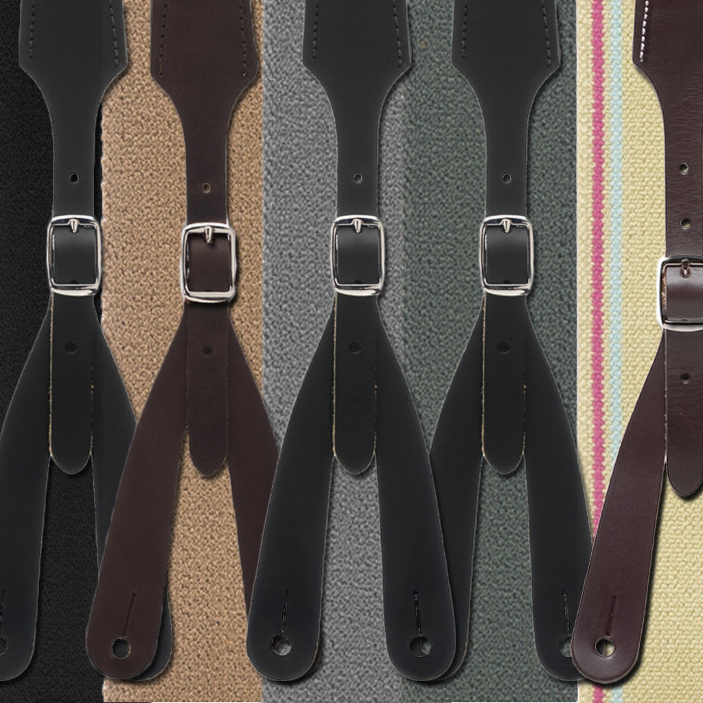 Rugged Comfort Button Suspenders - All Colors