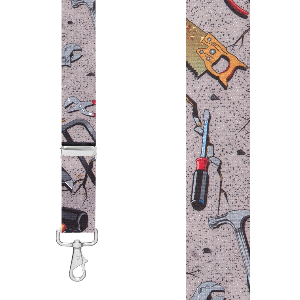 HAND TOOLS 1.5-Inch Wide Trigger Snap Suspenders - Front View