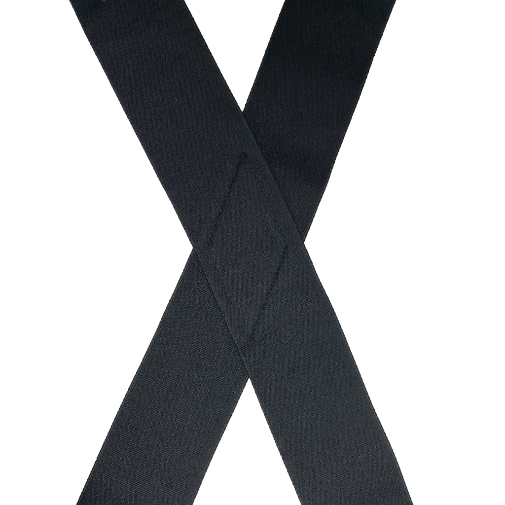BLACK Undergarment Suspenders - Perry SIDE Belt Clip - Rear View