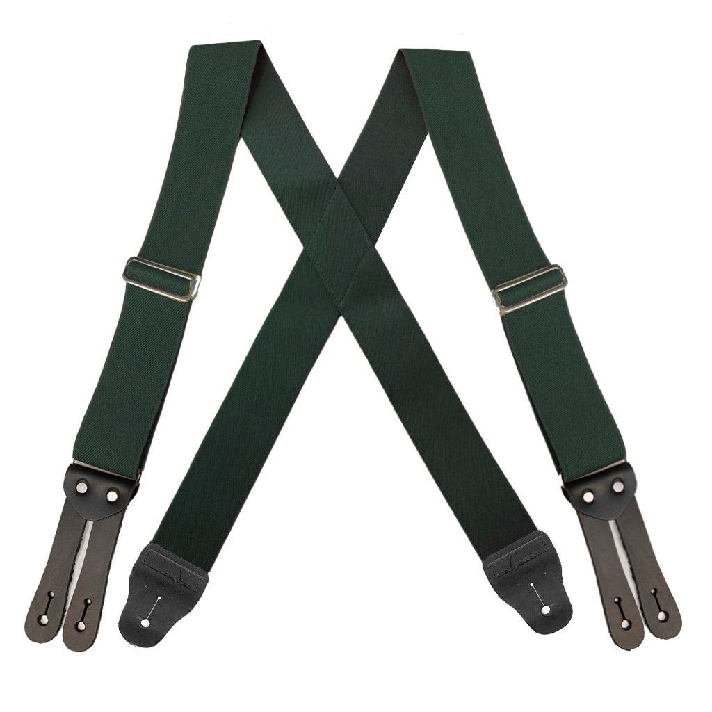 HUNTER Welch Logger Button Suspenders - Full View