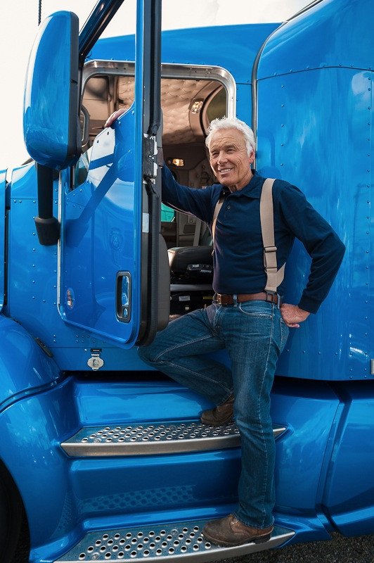 Olive Drab Side Clip Suspenders - Belt Clip