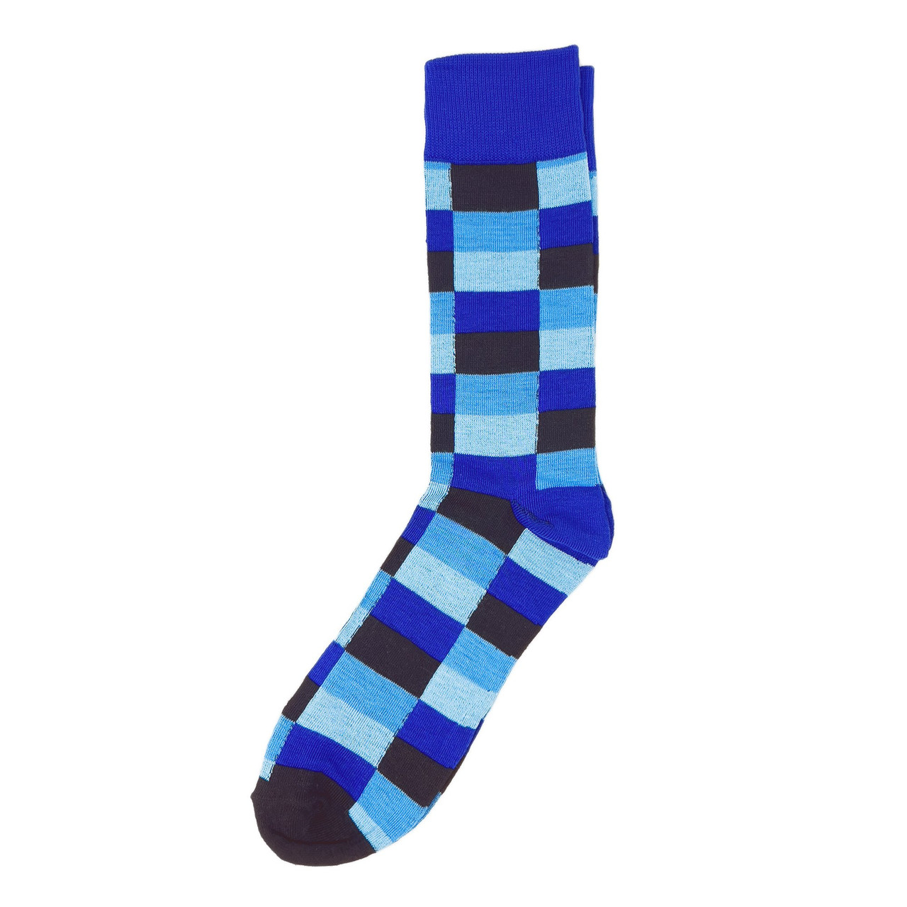 Men's Blue Bold Crew Socks