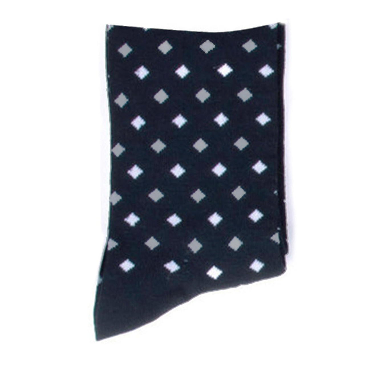 Men's Black Diamond Dots Crew Socks